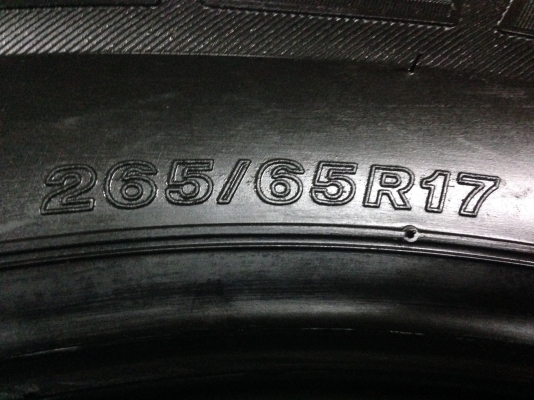 ยางฺใหม่ป้ายแดง Bridgestone Dueler 265-65-17