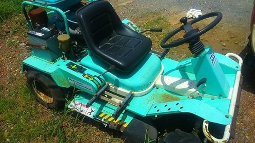 รถตัดหญ้านั่งขับคูโบต้า13HP พร้อมใช้เดิมๆ 0835662999Lineid:hs4trp