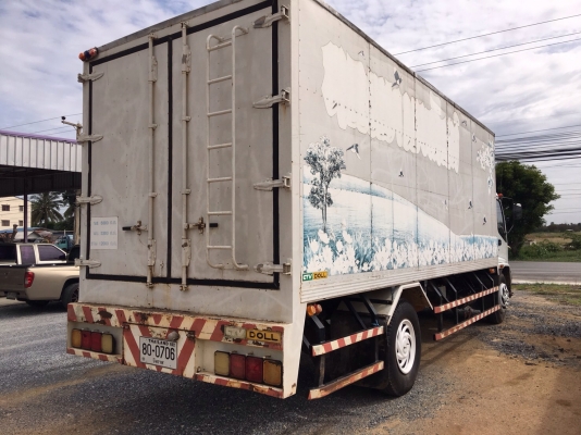 ขายรถบรรทุกตู้แห้ง 6 ล้อ ISUZU FTR เครื่อง 200 แรง ปี 45 ตู้แห้งยาว 6.50 เมตร ไมล์ 26x,xxx รถสวยพร้อมใช้งาน ทะเบียนพร้อม