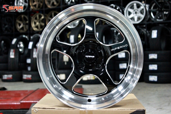 WELD INFERNO 15X7 ET35 4H100 GLOSS BLACK