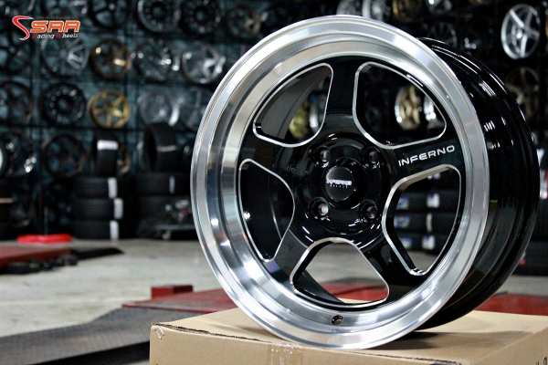 WELD INFERNO 15X7 ET35 4H100 GLOSS BLACK