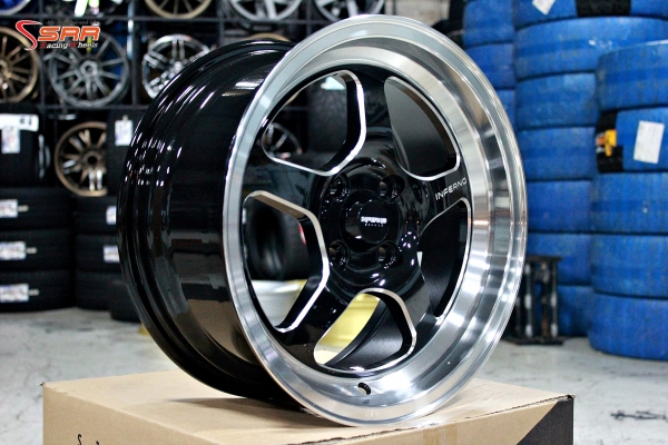 WELD INFERNO 15X7 ET35 4H100 GLOSS BLACK