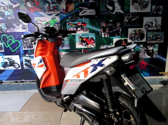 TTX  สีขาวส้ม เครื่องยนต์เดิมๆจากศูนย์ ระบบหัวฉีดประหยัดนํ้ามัน ราคาเบาๆ แถม 3 รายการ