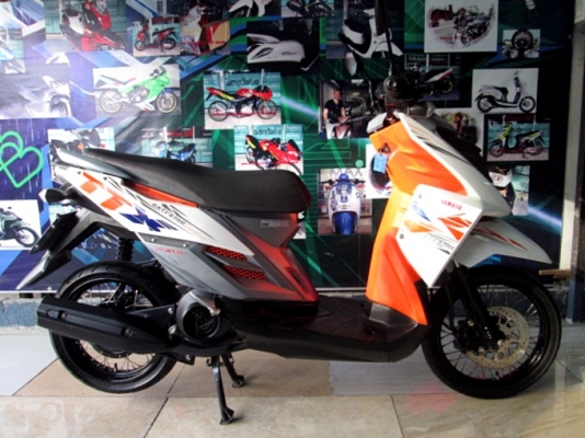 TTX  สีขาวส้ม เครื่องยนต์เดิมๆจากศูนย์ ระบบหัวฉีดประหยัดนํ้ามัน ราคาเบาๆ แถม 3 รายการ