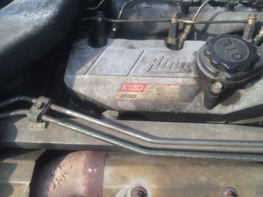 รถปั๊มปูน HINO Kyokuto Kaihatsu เครื่องK13D