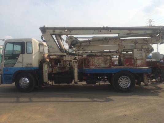 รถปั๊มปูน HINO Kyokuto Kaihatsu เครื่องK13D