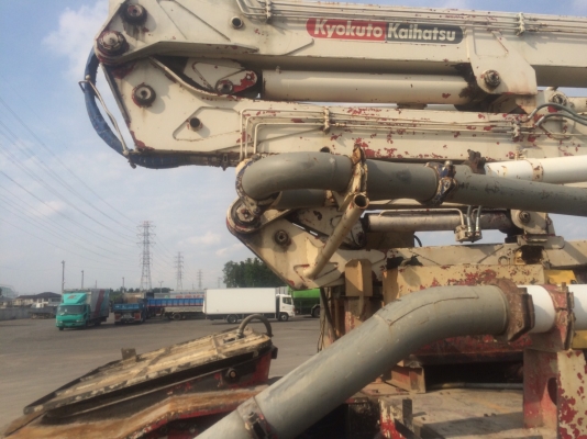 รถปั๊มปูน HINO Kyokuto Kaihatsu เครื่องK13D