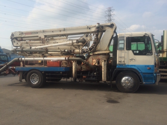 รถปั๊มปูน HINO Kyokuto Kaihatsu เครื่องK13D