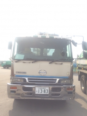 รถปั๊มปูน HINO Kyokuto Kaihatsu เครื่องK13D