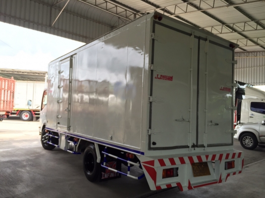 ขายISUZU 6ล้อ NPR 150 EURO 3 รุ่นหน้าตึกเครื่อง 150 เเรง เครื่องคอมมอลเรล ตู้เเห้งเปิดได้3บานจดทะเบียนปี 2556 (2013) ยาว5.00เมตร สภาพพร้อมใช้งานใครต้องการไม่ผิดหวังราคา890,000บาทจัดไฟเเนนได้ดูรถได้ที่เต็นท์รถ JJ.AUTOCAR 2 หลังวัดจันทรารามติดถนนเพชรเกษมก.ม