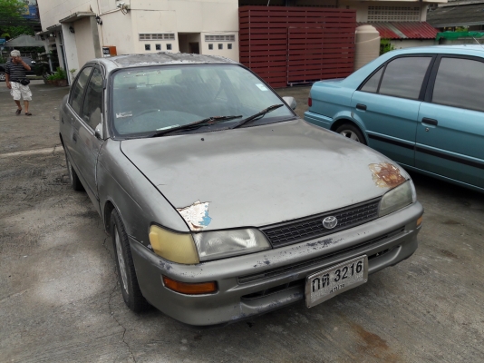 TOYOTA COROLLA GLI AE101 4AFE 1600  รถเดิมบ้านสวยไม่เคยติดแก๊ส ทะเบียนพร้อมโอน