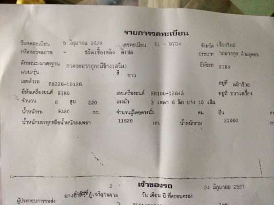 สิบล้อ ฮีโน่ FM 226 EM100-220 ดั้ม 2เพา สภาพใช้งานได้ปกติ..แต่จอดนาน เล่มทะเบียน ม.79 แจ้งเกิดได้ทั่วไทย สิบล้อ ฮีโน่ FM 226 EM100-220 ดั้ม 2เพา สภาพใช้งานได้ปกติ..แต่จอดนาน เล่มทะเบียน ม.79 แจ้งเกิดได้ทั่วไทย