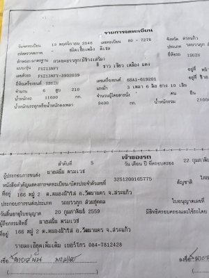 ขาย ROCKY 210 เครื่อง 195โบว์อินเตอร์ เกียอีตั้น. เบรคทิฟฟี่