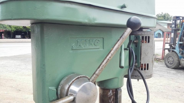 ** SOLD ** แท่นสว่านเจาะคิงส์ KING TAIWAN เบอร์ใหญ่สุด เจาะได้เป็นนิ้ว Mitsubishi 1 HP 220V ใช้ไฟบ้าน สวยสดแน่นมาเทสก่อนได้!!