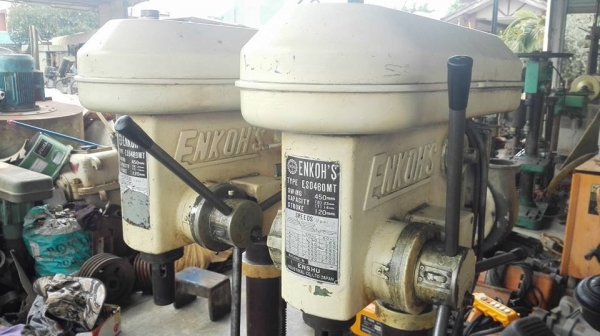** Sold ** แท่นสว่านเจาะต้าปญี่ปุ่นรุ่นหนัก ENSHU JAPAN เจาะได้ต้าปได้ ไฟ 380V สวยสดแน่นมาเทสก่อนได้!!
