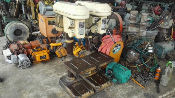 ** Sold ** แท่นสว่านเจาะต้าปญี่ปุ่นรุ่นหนัก ENSHU JAPAN เจาะได้ต้าปได้ ไฟ 380V สวยสดแน่นมาเทสก่อนได้!!