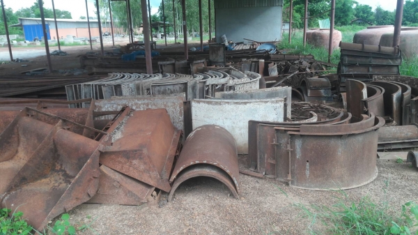 แบบหล่อเสาแบบท่อ