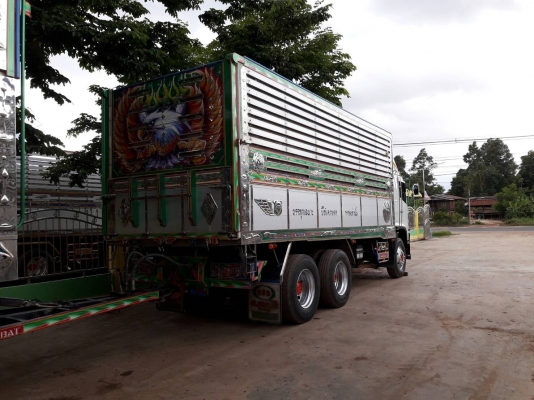 ขายรถพ่วงดัมพ์ Hino เครื่อง 344 แรง ปี 56 กระบะดัมพ์มิเนียมอู่ ส.สมบัติ ลูก 3 เพลาแท้ ยางดี ทะเบียนพร้อม