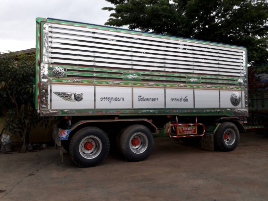 ขายรถพ่วงดัมพ์ Hino เครื่อง 344 แรง ปี 56 กระบะดัมพ์มิเนียมอู่ ส.สมบัติ ลูก 3 เพลาแท้ ยางดี ทะเบียนพร้อม