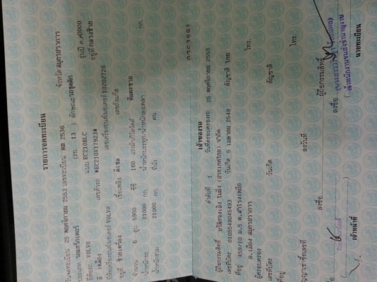 ขายด่วนรถแบคโฮVOVOL210BLCรถทำงาน2465ชัวโมงมีเล่ม