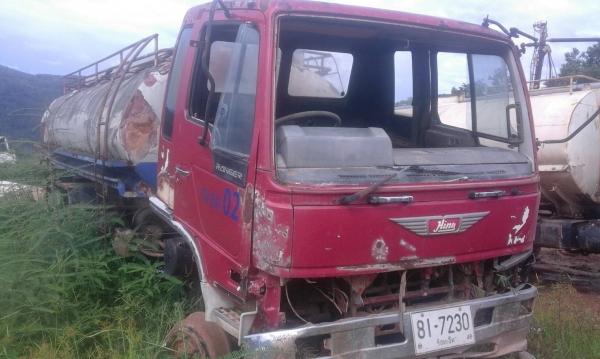 ขายรถน้ำ HINO KT 725 ทะเบียนเต็ม2เพลาหัวสิงไฮเทค