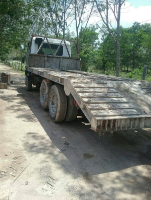 ขายรถบรรทุก 10 ล้อเทรลเลอร์ MITSUBISHI FN527MA 195 แรงม้า 2 เพลา ใส่เครื่อง HO7D 195 ราคา 600000