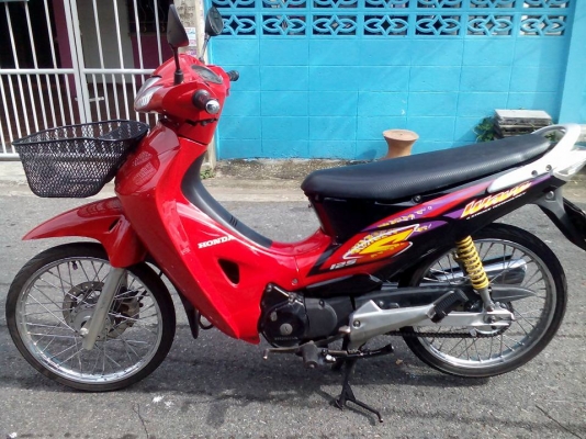 ขาย Honda Wave 125 S ปี 47 กุญแจใหญ่ เครื่องดีลูกเดิม ชุดสีทำสีใหม่ ภาษีขาดไม่ถึงปี เล่มพร้อมชุดโอน