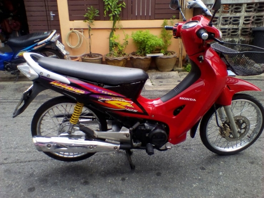 ขาย Honda Wave 125 S ปี 47 กุญแจใหญ่ เครื่องดีลูกเดิม ชุดสีทำสีใหม่ ภาษีขาดไม่ถึงปี เล่มพร้อมชุดโอน