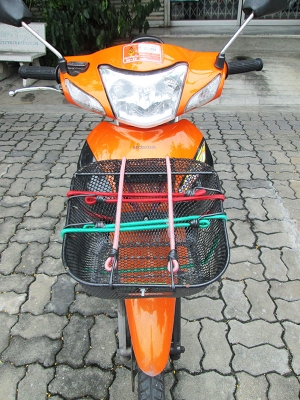 รถบ้านฝากขาย) ขาย Honda Wave 100 ปี 51 ภาษีปี 60 ราคาถูก สีส้มเทา จด 28 มีนาคม 2551