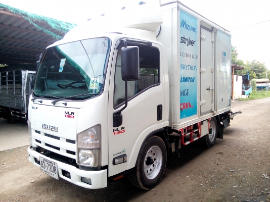 4 ล้อบรรทุก * ท้ายลิฟ์ท *Euro.3* ISUZU NLR 130 แรงม้า * คอมมอนเรว *  รถสวยเดิม+สวยจริง *รถห้างแท้* มีเล่มพร้อมโอน