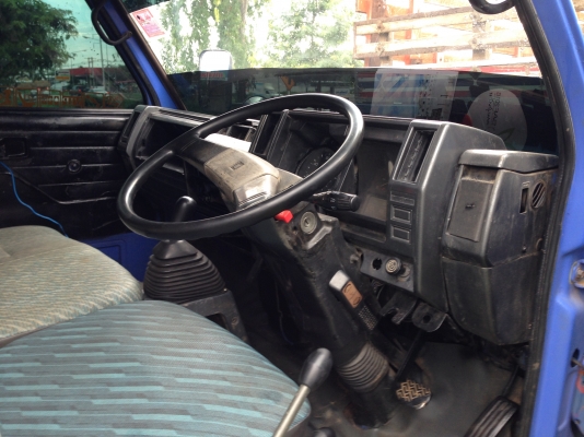 รถบรรทุก 6 ล้อดั๊ม 3 คิว  อีซูซุ  NKR 110 แรง สีน้ำเงิน