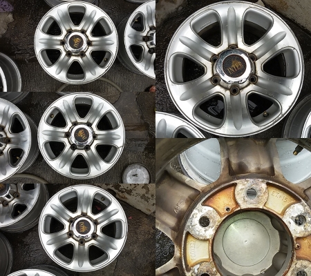 แม็ก 15 6รู กว้าง 7.5 ออฟลึก 3ชุด ลองแวะมาดูก่อนครับ ราคาไม่เกิน 3,900 บาท แม็ก 15 6รู กว้าง 7.5 ออฟลึก 3ชุด ลองแวะมาดูก่อนครับ ราคาไม่เกิน 3,900 บาท