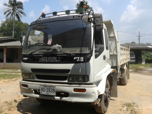 6ลัอดั้ม195แรงisuzu FTR33H.  รถสภาพดี สวย ดั้มยาว4.5ม. เล่มพร้อม