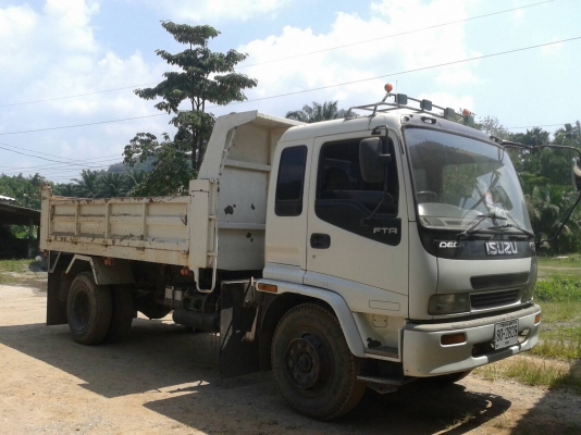 6ลัอดั้ม195แรงisuzu FTR33H.  รถสภาพดี สวย ดั้มยาว4.5ม. เล่มพร้อม