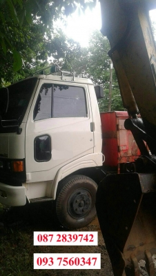 ขายรถเทนเลอร์บรรทุกแบคโฮ 6 ล้อ ขายรถเทนเลอร์บรรทุกแบคโฮ 6 ล้อ