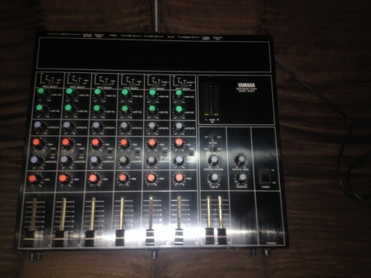 MIXER YAMAHA RM602 เก่าญีปุ่นแท้สภาพดีใช้งานปกติใช้ไฟ100V