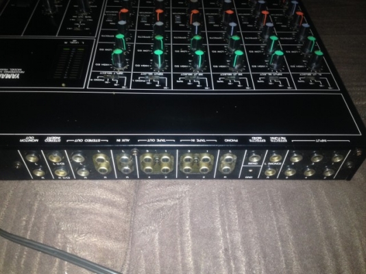 MIXER YAMAHA RM602 เก่าญีปุ่นแท้สภาพดีใช้งานปกติใช้ไฟ100V