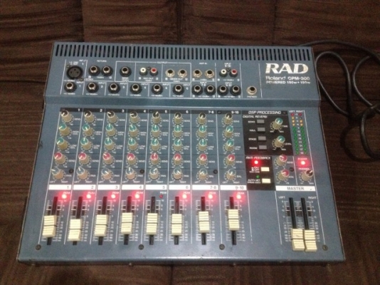 POWER MIXER ROLAND CPM 300 W เก่าญี่ปุ่นเเท้สภาพสวยใช้ไฟ100Vใช่งานปกติ POWER MIXER ROLAND CPM 300 W เก่าญี่ปุ่นเเท้สภาพสวยใช้ไฟ100Vใช่งานปกติ