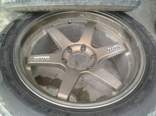 TE37 ขอบ20 พร้อมยางใหม่ๆ