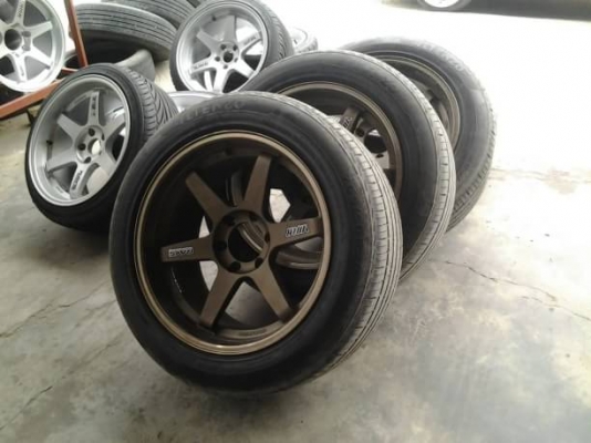 TE37 ขอบ20 พร้อมยางใหม่ๆ