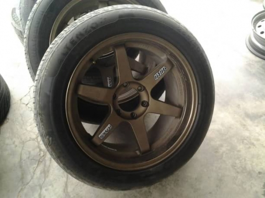 TE37 ขอบ20 พร้อมยางใหม่ๆ