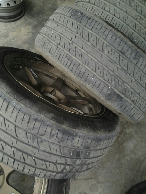 TE37 ขอบ20 พร้อมยางใหม่ๆ