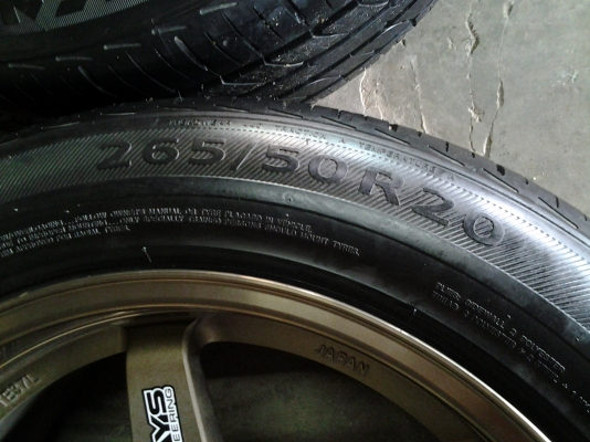 TE37 ขอบ20 พร้อมยาง