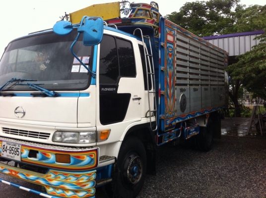 ขายรถบรรทุกหกล้อดัมพ์ Hino รถประกอบ เครื่อง 240 แรง  ปี 55 ทะเบียนพร้อม