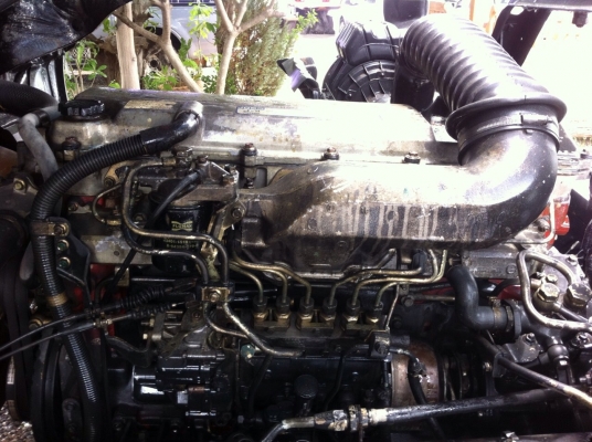 ขายรถบรรทุกหกล้อดัมพ์ Hino รถประกอบ เครื่อง 240 แรง  ปี 55 ทะเบียนพร้อม