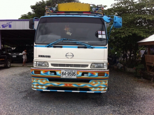 ขายรถบรรทุกหกล้อดัมพ์ Hino รถประกอบ เครื่อง 240 แรง  ปี 55 ทะเบียนพร้อม