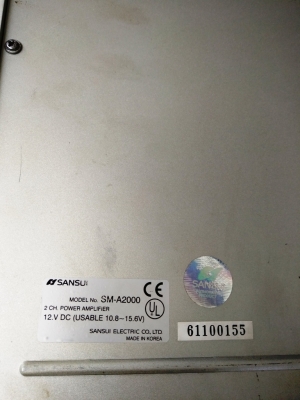 ขายAmp 2แชนแนล- Sansui SMA-2000เกาหลีแท้