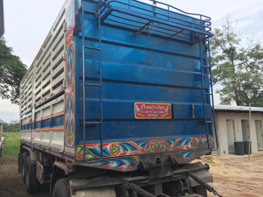 ขายรถสิบล้อ ISUZU DECA 360 ปี56   พ่วงแม่ลูก คอกเกษตรไม่ดั้ม บรรทุกได้ 33ตัน