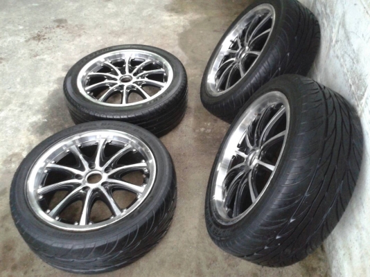 ขอบ17นิ้ว5รู114 พร้อมยาง สวยๆ 4 ล้อ ราคา 6900 บาท