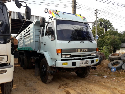 ขายรถบรรทุก 10 ล้อดัมพ์ ISUZU ROCKY 240 แรงม้านางฟ้าแท้ มีระบบลากพ่วง ราคา 1150000